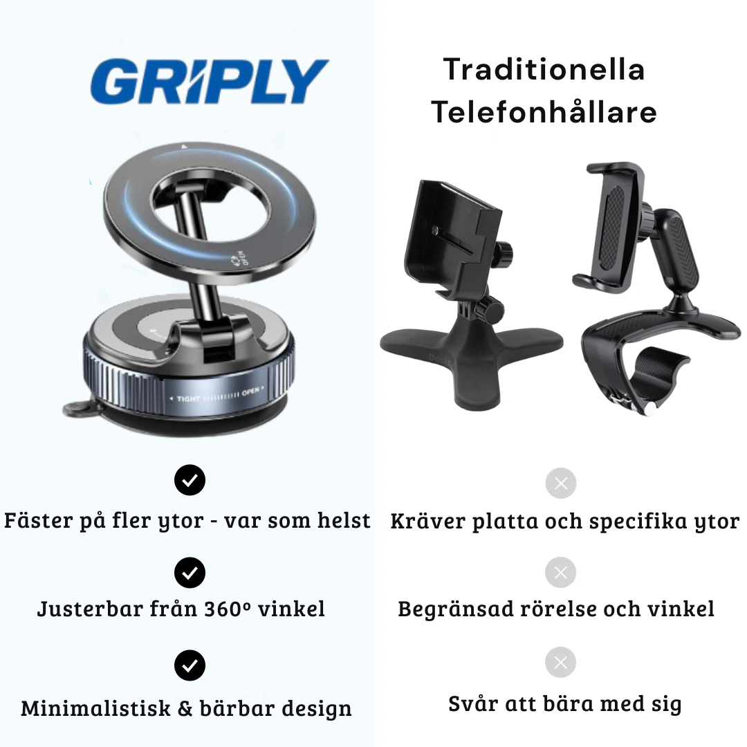 Griply - Handsfree, var du än är